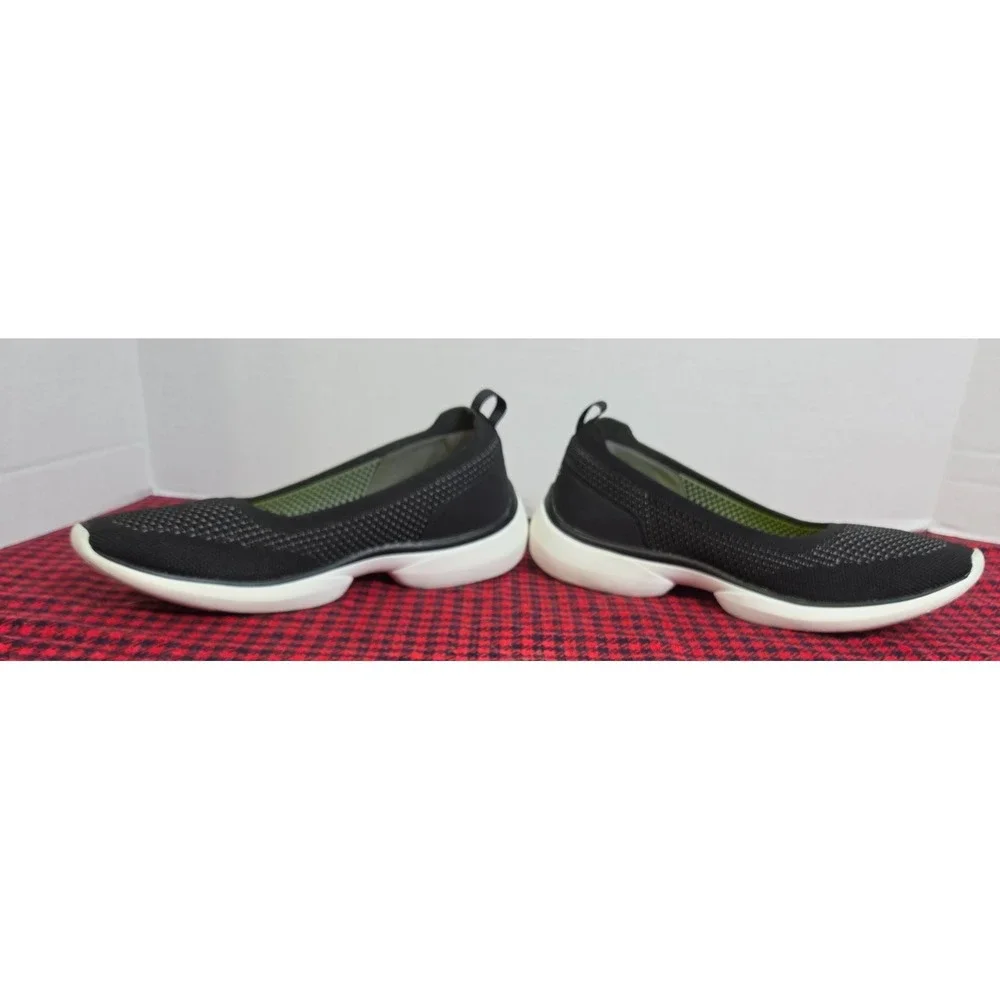 Vionic Kallie Women's sz 7 Black Knit Walking Shoe Orthotic Arch Support